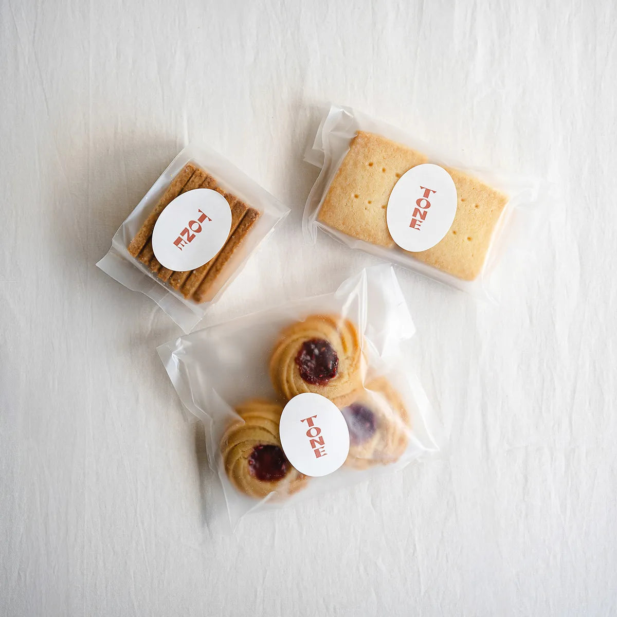 個包装されているクッキーの写真