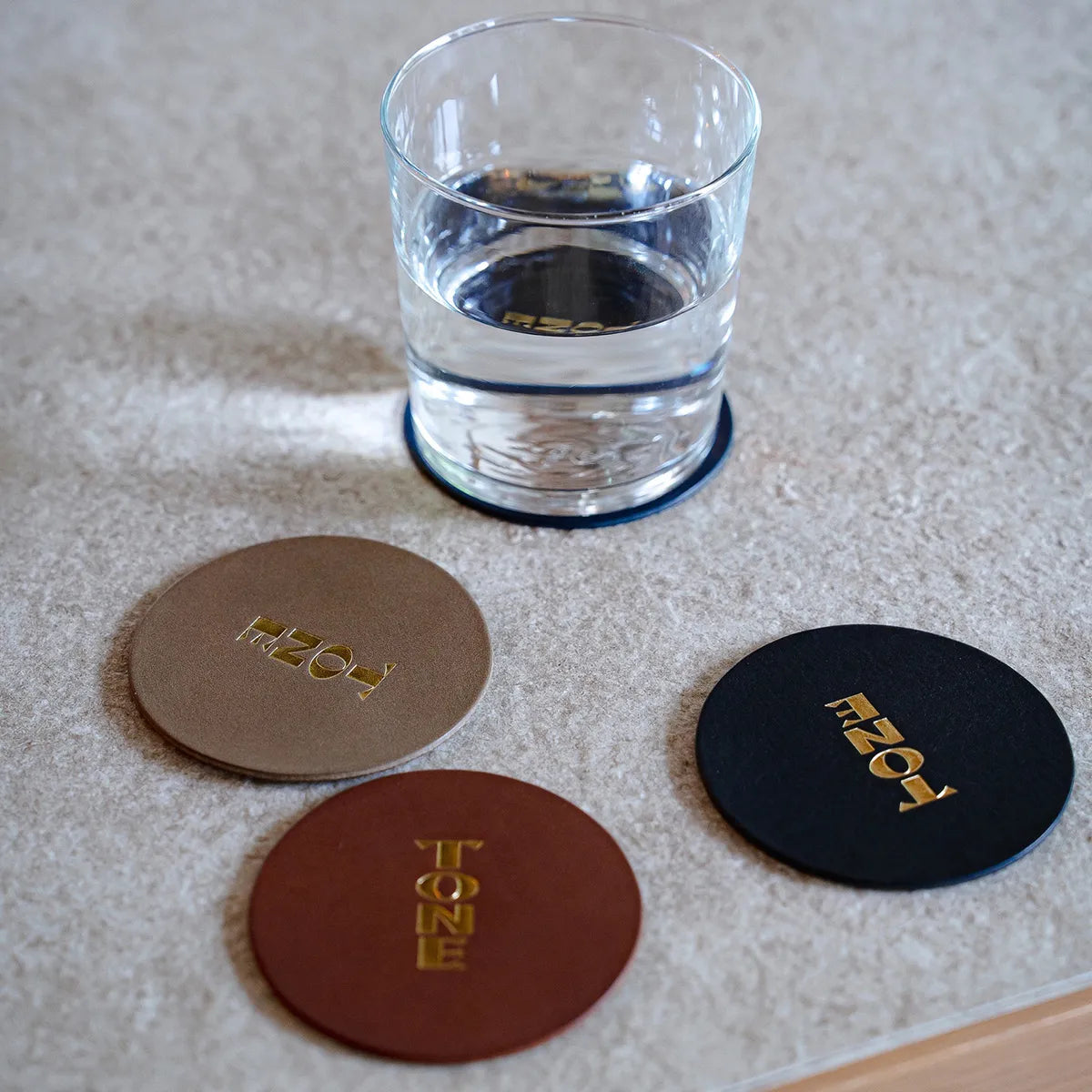 TONEオリジナルコースター使用イメージ