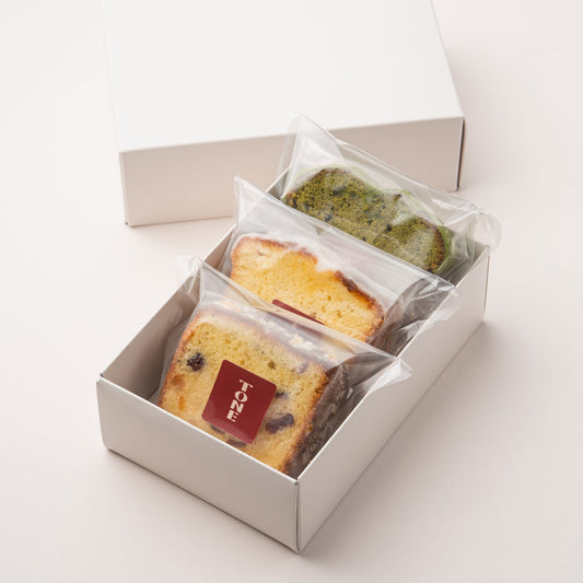 Pound Cake Set  | 3種のパウンドケーキセット